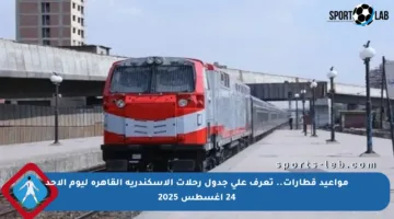 مواعيد قطارات.. تعرف على جدول رحلات الإسكندرية القاهرة ليوم الأحد 24 أغسطس 2025